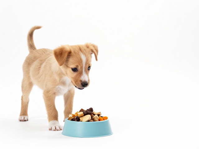 幼犬换牙期怎么喂?控制脂肪摄入,选对食物助力骨骼发育