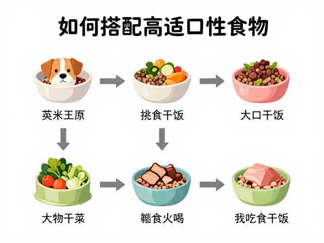 幼犬期喂食方案,如何搭配高适口性食物,让挑食小狗大口干饭