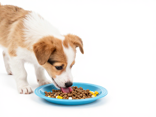 幼犬喂食方案,舔食垫搭配维生素补充,科学喂养指南