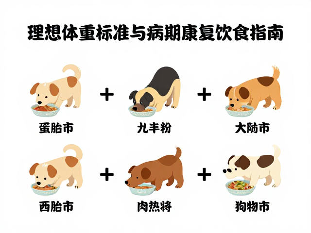幼犬喂食方案,理想体重标准与病期康复饮食指南