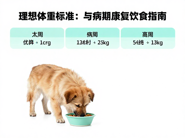 幼犬喂食方案，理想体重标准与病期康复饮食指南