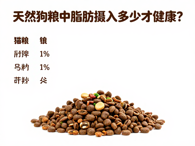 幼犬喂食方案,天然狗粮中脂肪摄入多少才健康?科学喂养指南