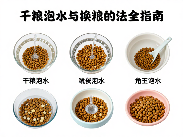 幼犬喂食方案,干粮泡水与换粮过渡法全指南