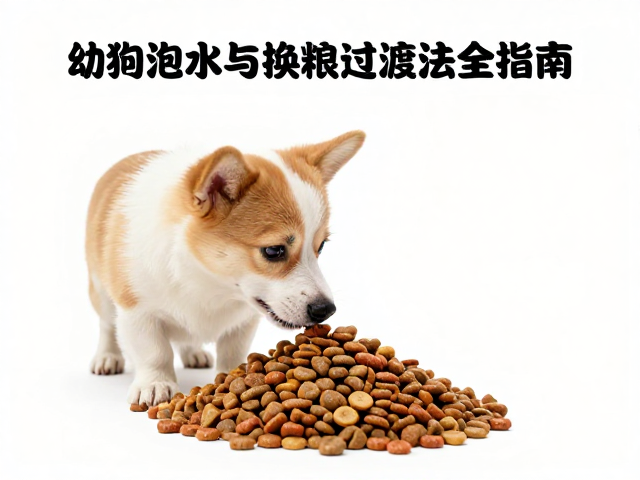 幼犬喂食方案,干粮泡水与换粮过渡法全指南