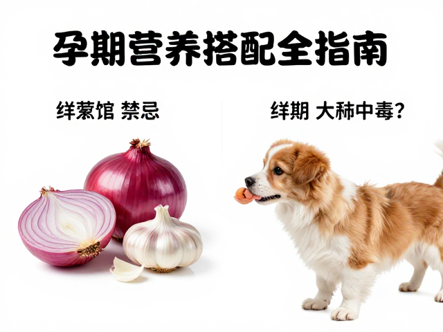 幼犬喂食禁忌,洋葱大蒜中毒?孕期营养搭配全指南