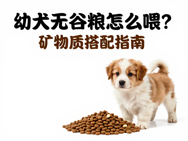 幼犬无谷粮怎么喂?矿物质搭配指南,打造健康肠胃