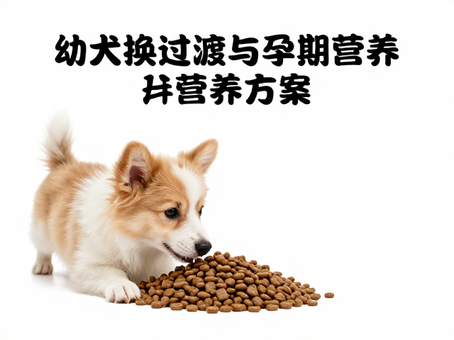 幼犬换粮过渡法与孕期营养方案,科学喂养指南