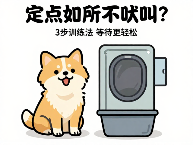 狗狗定点如厕不吠叫？3步训练法让等待更轻松