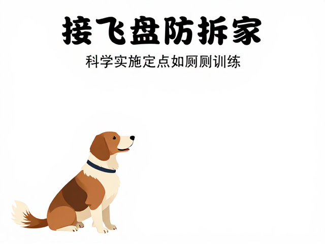 接飞盘防拆家?科学实施定点如厕训练,打造乖宠