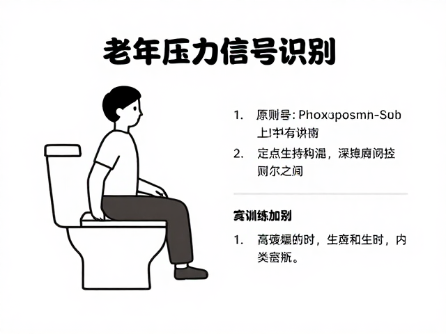 老年压力信号识别,定点如厕与舒缓训练指南