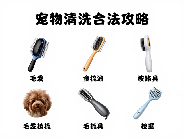 宠物洗护前如何梳理?毛发梳理方法与工具清洗消毒全攻略