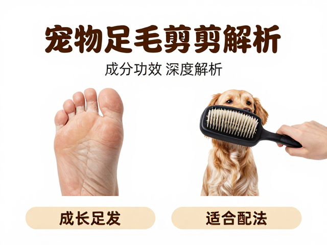 宠物足底毛修剪教程,毛发梳理法与成分功效深度解析