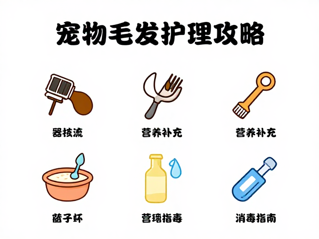 宠物毛发护理全攻略,梳理技巧、营养补充与工具消毒指南