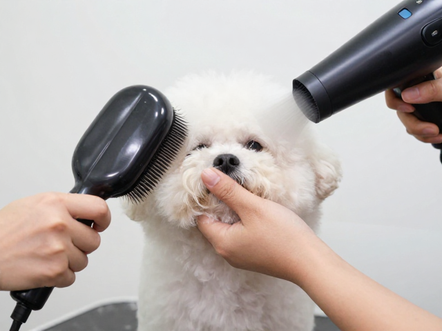 宠物美容师手法训练,毛发梳理与吹干蓬松造型全攻略
