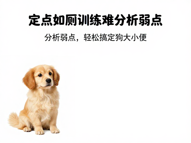 定点如厕训练难?分析弱点,点击器训练,轻松搞定狗狗大小便
