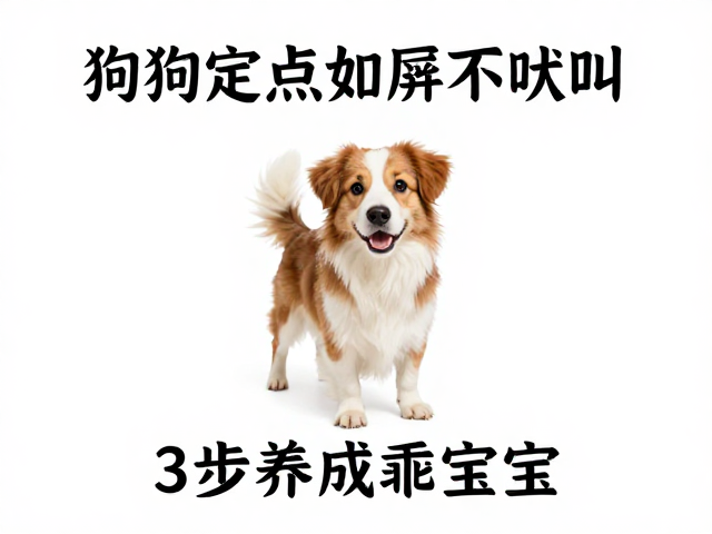 狗狗定点如厕不吠叫,告别过度兴奋,3步养成乖宝宝