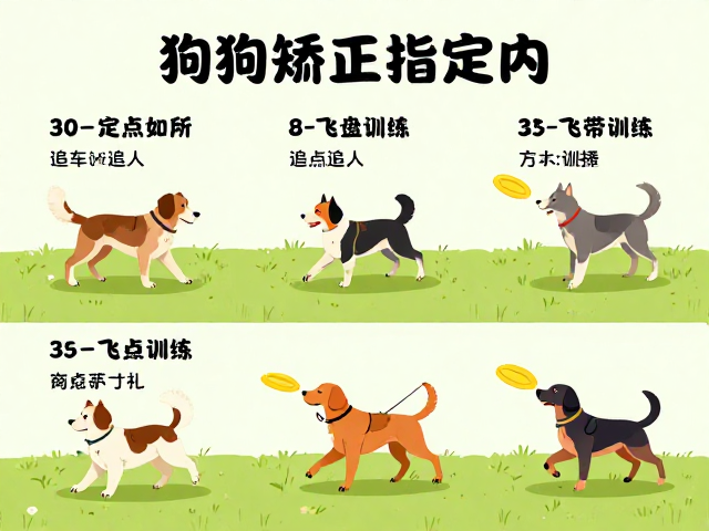 狗狗定点如厕、追车追人及接飞盘训练,3大核心行为矫正指南