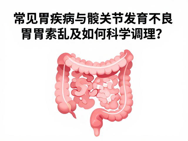 常见肠胃疾病与髋关节发育不良，胃肠道紊乱如何科学调理？