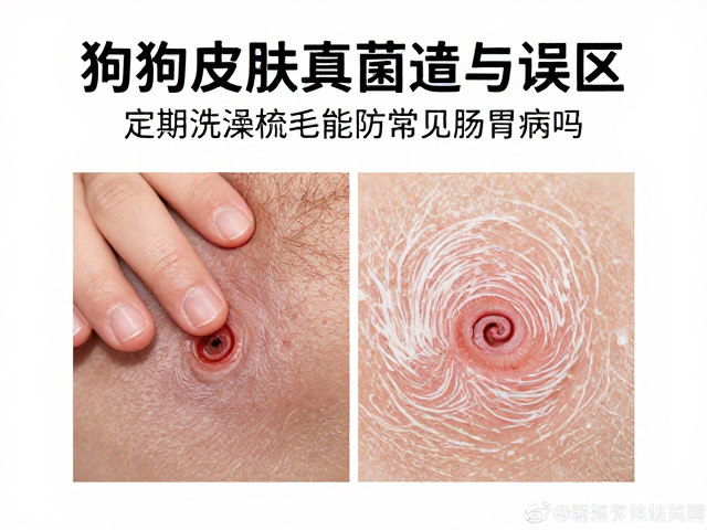 狗狗皮肤真菌感染?定期洗澡梳毛能防常见肠胃病吗