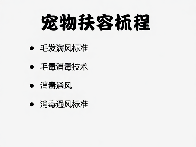 宠物美容店必看,毛发梳理技巧,沟通话术,消毒通风标准