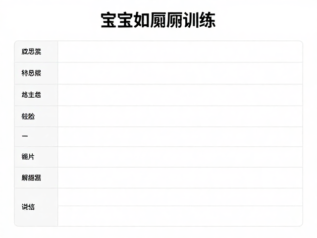 宝宝定点如厕训练?视频复盘,注意力训练,高效养成好习惯