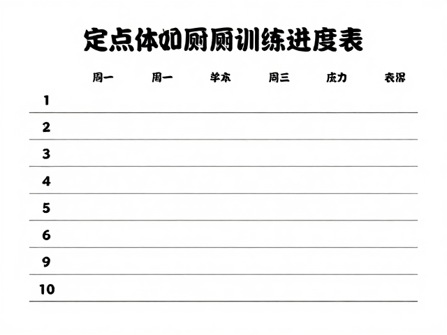 宝宝定点如厕训练进度表,克服过度兴奋,轻松掌握如厕技巧