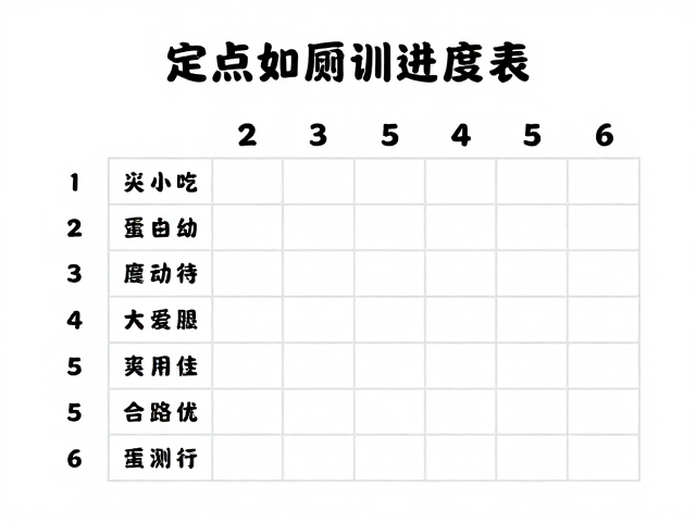 宝宝定点如厕训练进度表,克服过度兴奋,轻松掌握如厕技巧