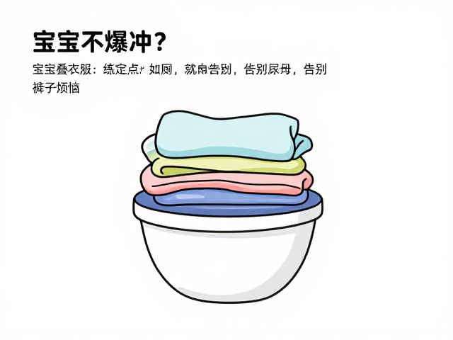 宝宝不爆冲？试试叠衣服练定点如厕，告别尿裤子烦恼