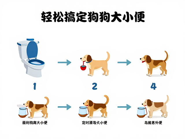 左侧随行定点如厕训练,场景化实战指南,轻松搞定狗狗大小便