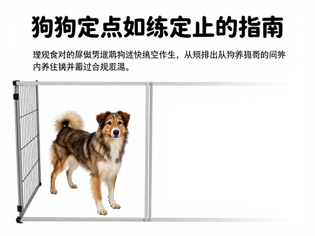 狗狗定点如厕训练，用围栏防止乱排泄，新手必看指南