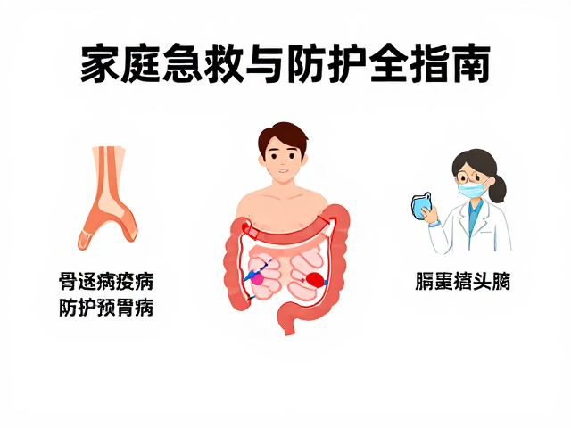 骨折固定,肠胃病,隔离防疫,家庭急救与防护全指南