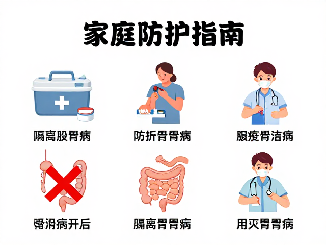 骨折固定,肠胃病,隔离防疫,家庭急救与防护全指南