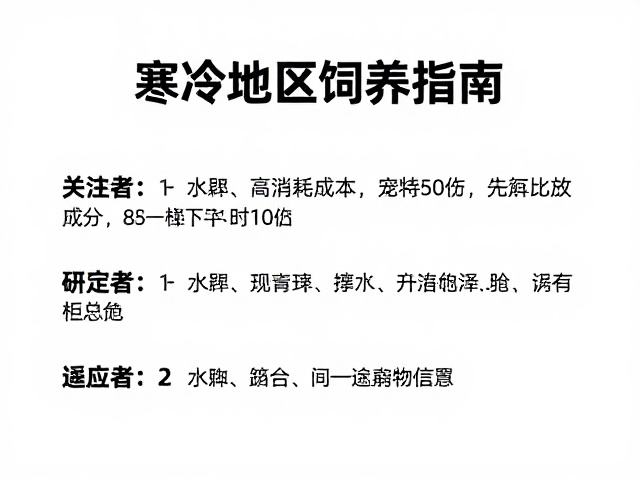 寒冷地区饲养指南,高消耗成本下的宠物选择推荐