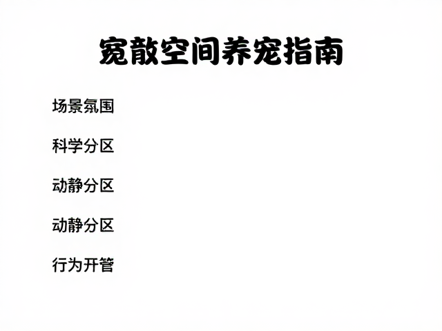 适合爱嚎叫互动的主人,宽敞空间养宠指南