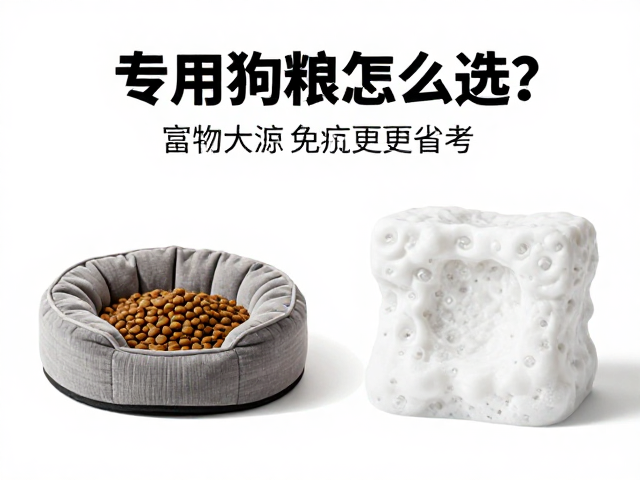 专用狗粮怎么选?圆形狗窝与方形狗窝对比,搭配宠物免洗泡沫更省心