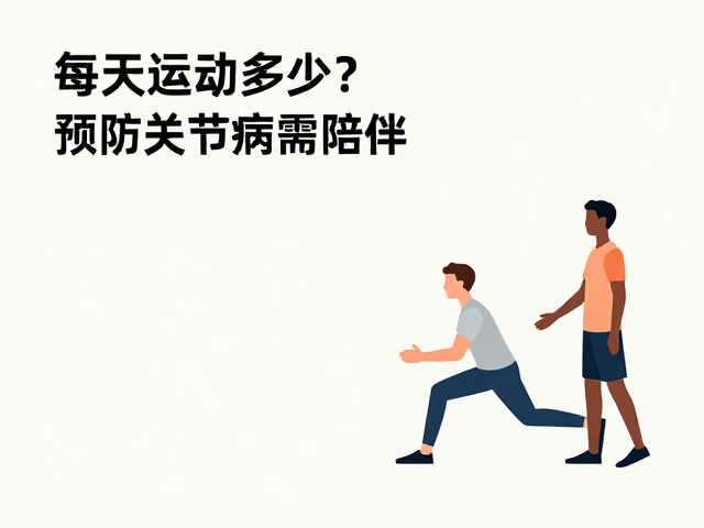 每天运动多少?预防关节病需陪伴,专家建议每日标准运动法
