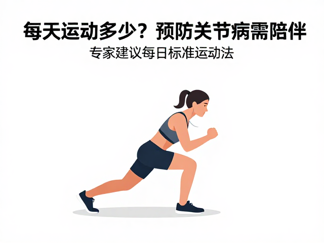 每天运动多少?预防关节病需陪伴,专家建议每日标准运动法