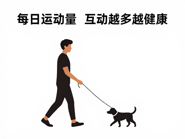 遛狗散步每日运动量标准,互动越多越健康?