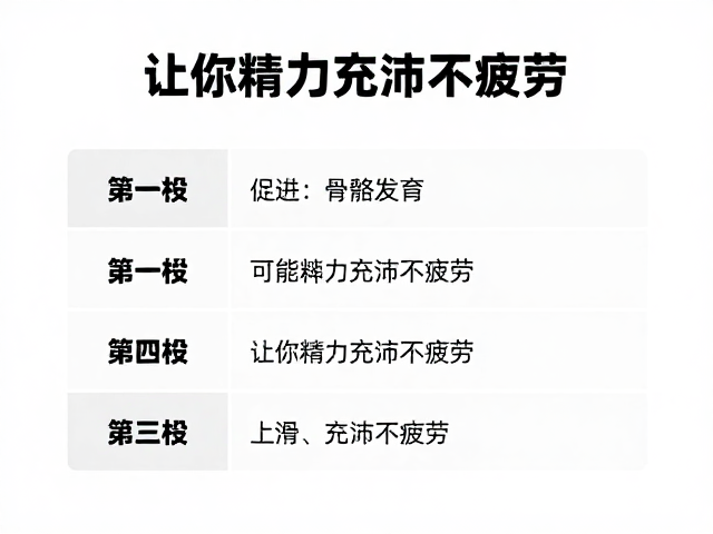 每日运动标准,促进骨骼发育,让你精力充沛不疲劳