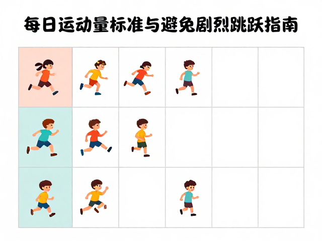 孩子活泼好动?每日运动量标准与避免剧烈跳跃指南