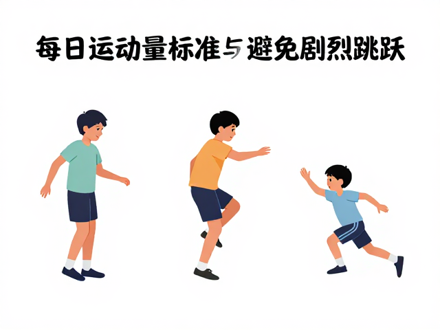 孩子活泼好动?每日运动量标准与避免剧烈跳跃指南