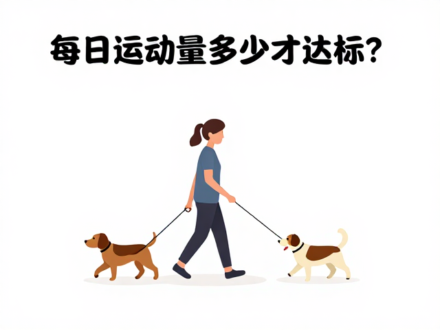 遛狗散步缓解焦虑,每日运动量多少才达标?