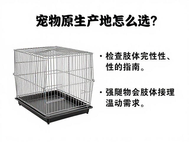 宠物笼原生产地怎么选？设置攀爬物与检查肢体完整性指南
