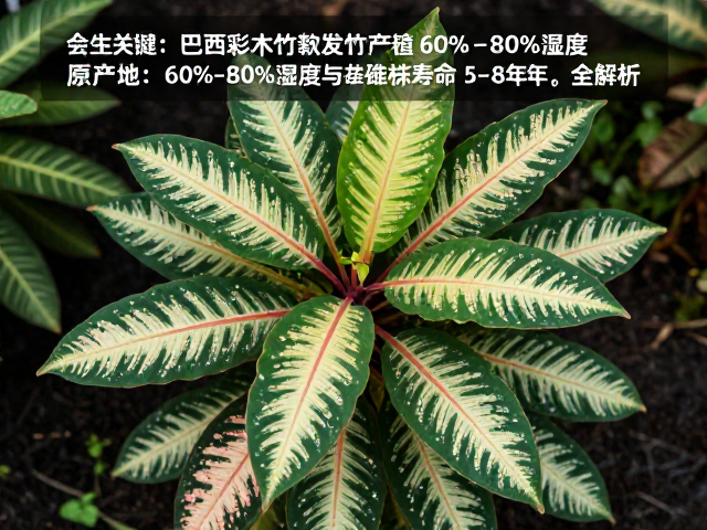 巴西彩虹竹芋养殖,原产地环境、60%-80%湿度与雄株寿命5-8年全解析