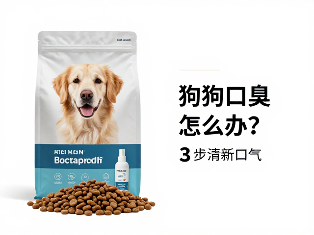 狗狗口臭怎么办?专用狗粮,牙刷牙膏,除臭喷雾,3步清新口气