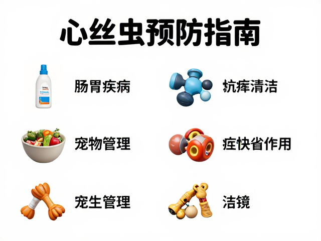 心丝虫预防指南,肠胃疾病护理与宠物玩具清洁全攻略