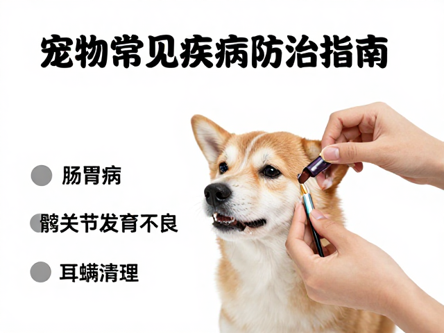 肠胃病、髋关节发育不良、耳螨清理,宠物常见疾病防治指南
