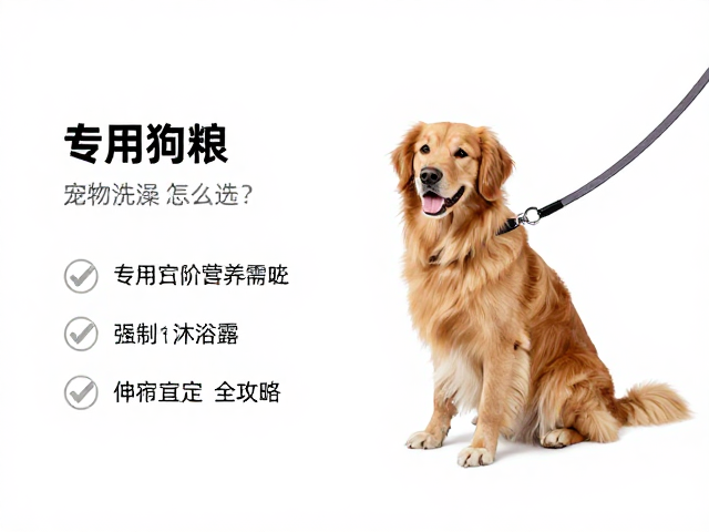 宠物洗澡牵引绳怎么选?专用狗粮,沐浴露,伸缩固定款全攻略