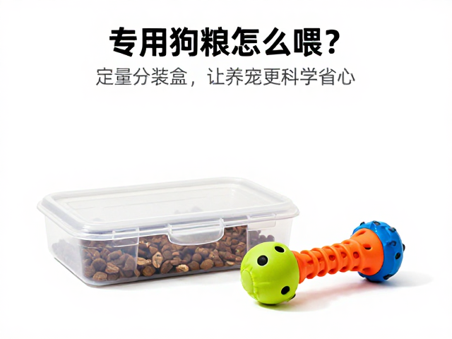 专用狗粮怎么喂?定量分装盒,发声玩具,让养宠更科学省心