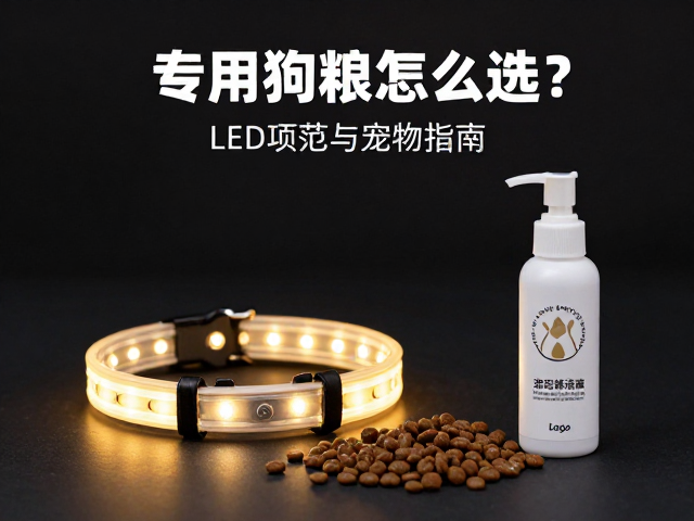 专用狗粮怎么选？LED发光项圈与宠物香波搭配指南